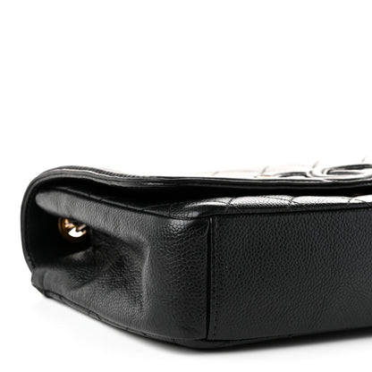 Chanel Caviar Quilted Medium CC Filigree Flap Black 8 of 10