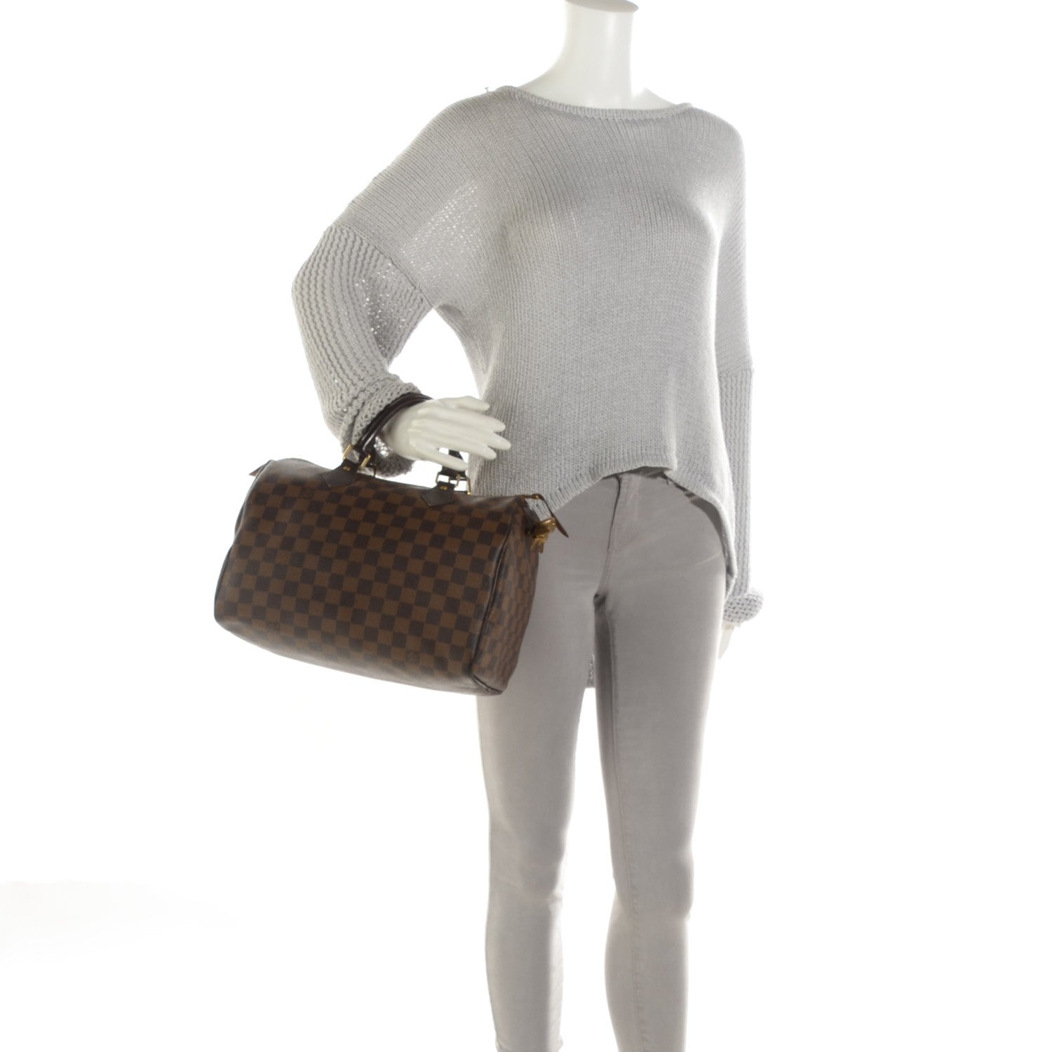 Louis Vuitton Damier Ebene Speedy 30 7 of 14