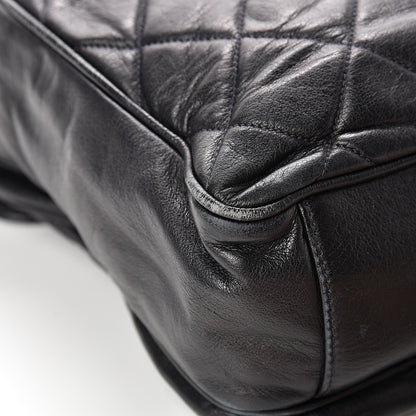 Chanel Lambskin Quilted CC Shoulder Bag Navy 12 of 16