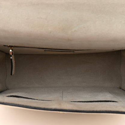 Valentino Garavani Grained Calfskin Rockstud Top Handle Flap Shoulder Bag Light Ivory 5 of 20