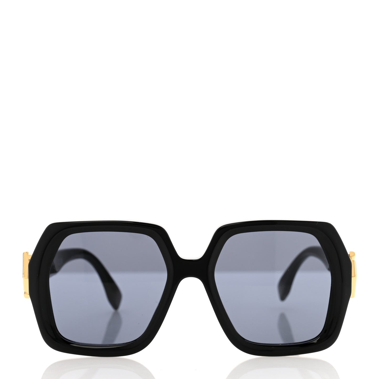 Acetate FF Diamonds Sunglasses FE40139I Black