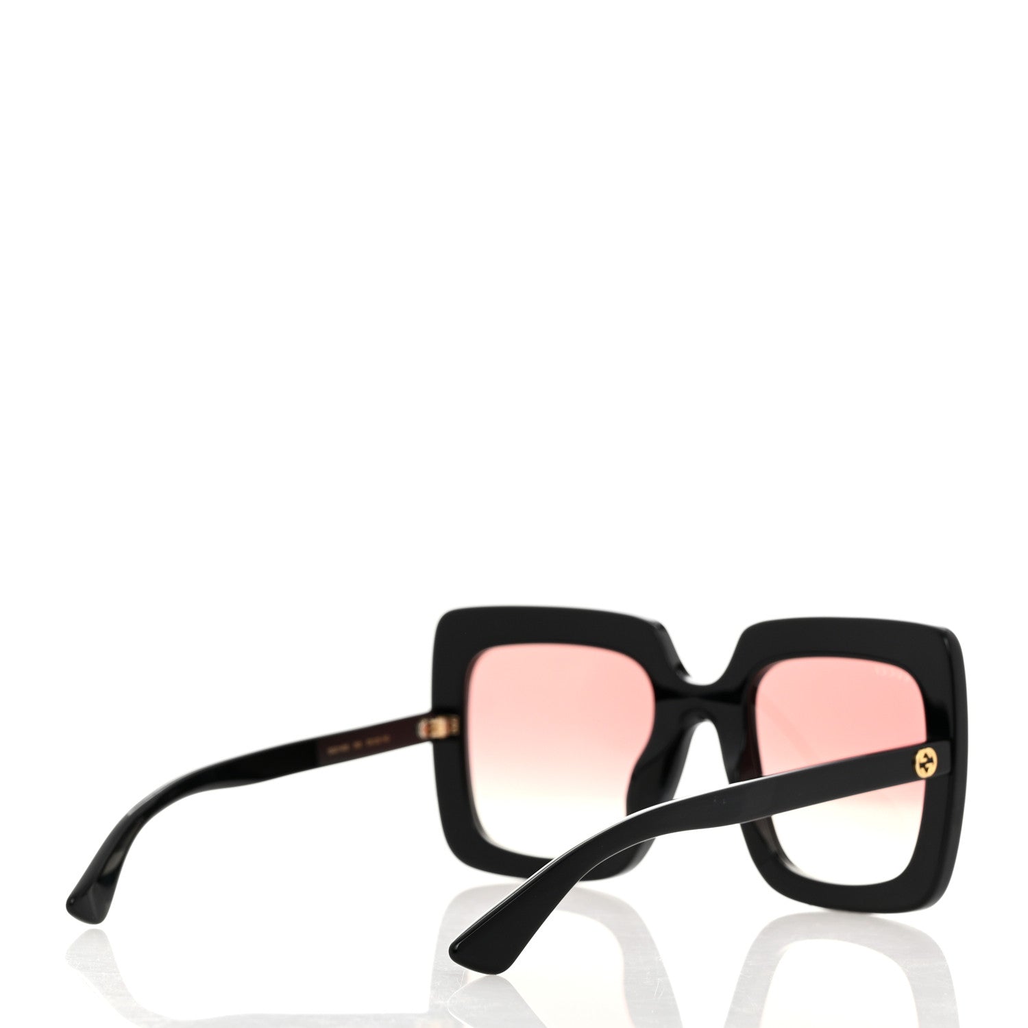 Gucci Acetate Crystal Oversize Sunglasses GG0148S Black 4 of 8