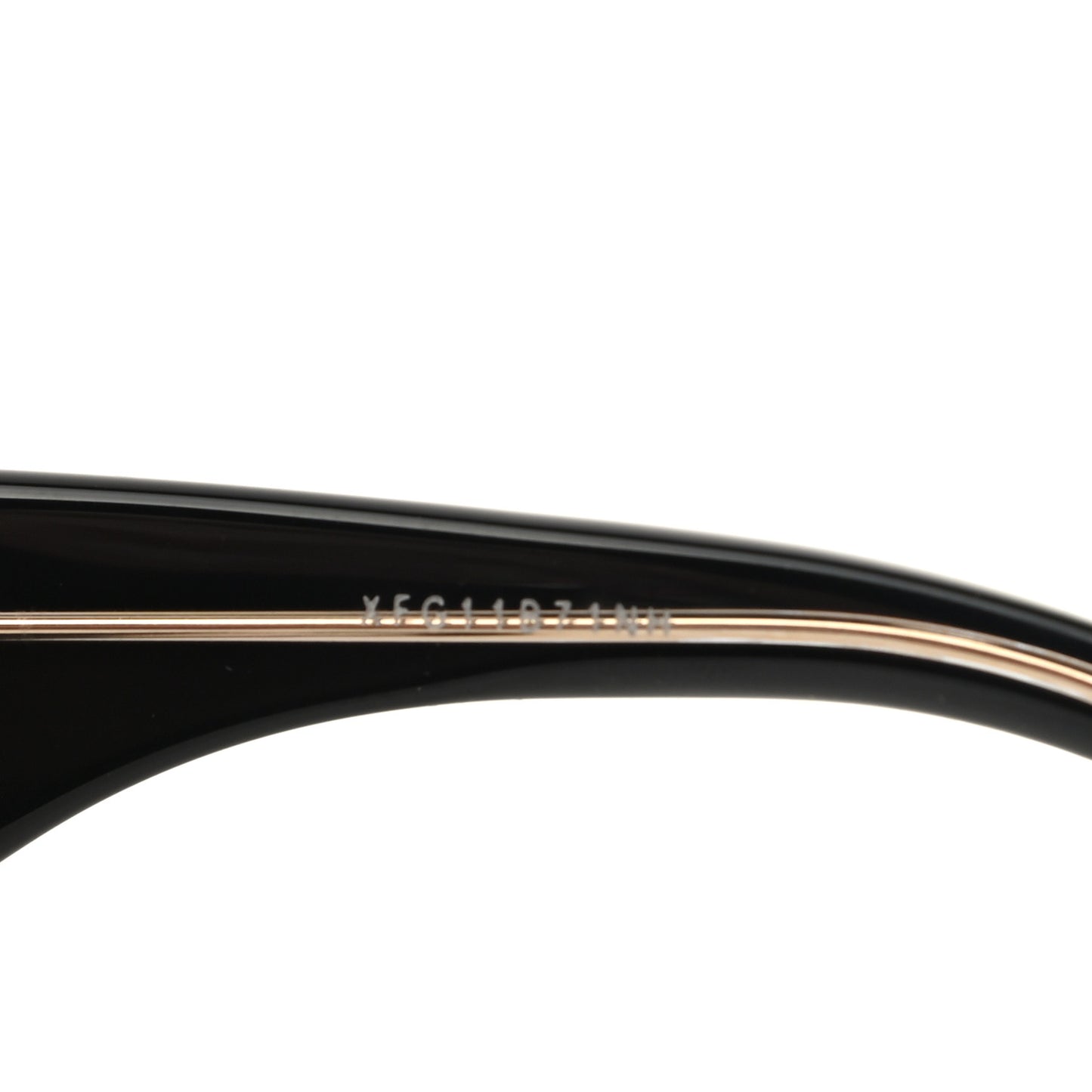 Acetate Cat Eye Sunglasses FF0452 Black