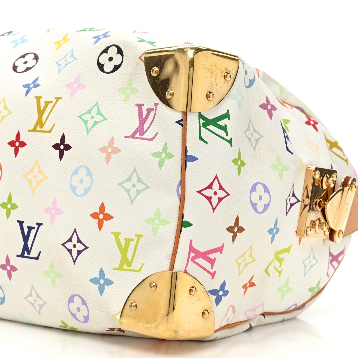 Monogram Multicolor Speedy 30 White