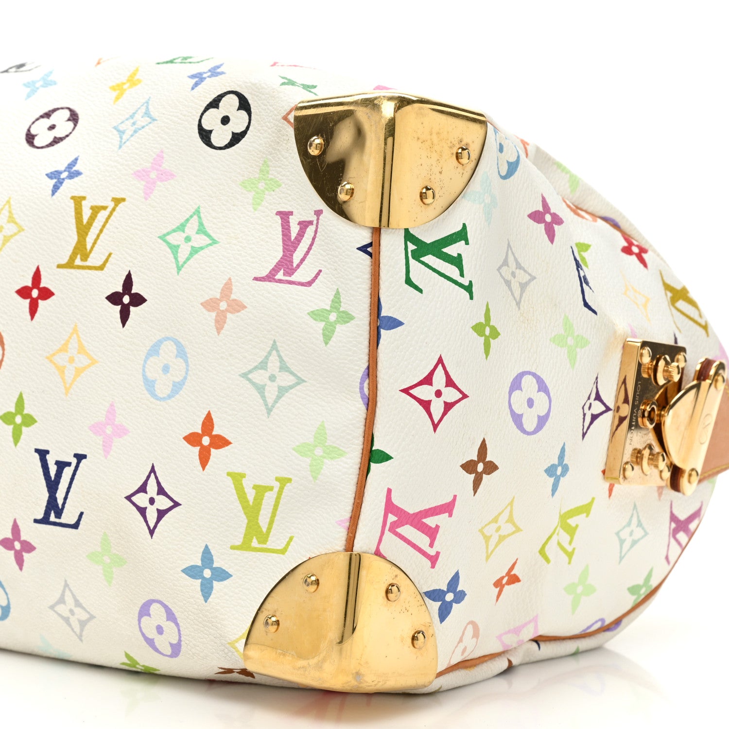 Louis Vuitton Monogram Multicolor Speedy 30 White 7 of 14