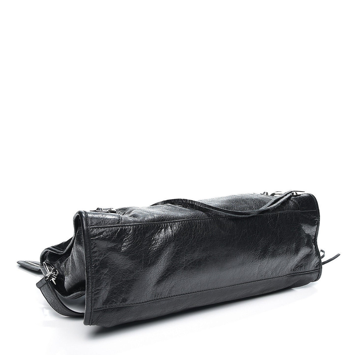 Agneau Classic Silver Hardware City Black