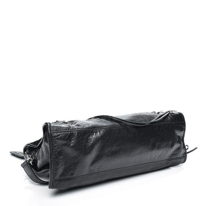 Balenciaga Agneau Classic Silver Hardware City Black 3 of 8