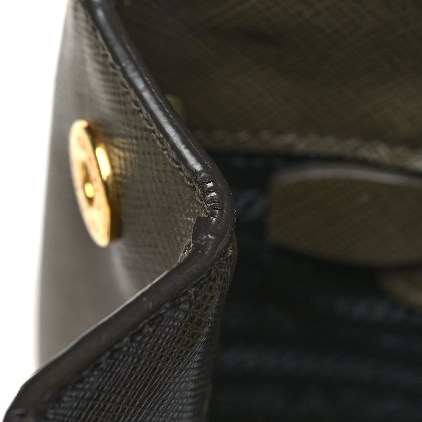 Saffiano Small Galleria Double Zip Tote Militare