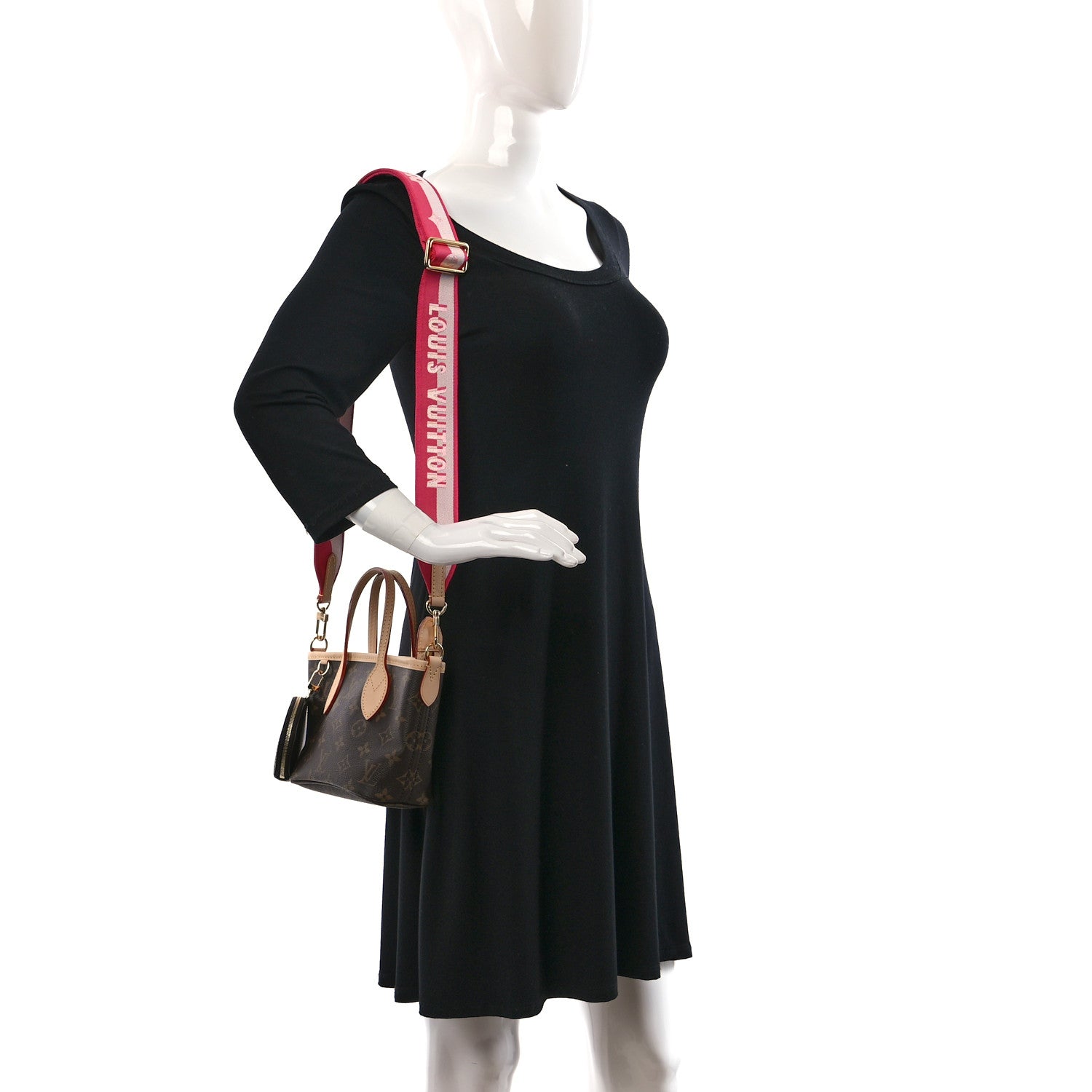 Louis Vuitton Monogram Neverfull BB Pink Peony 2 of 9