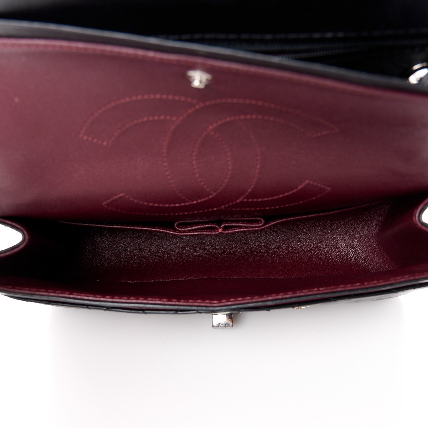 Chanel Aged Calfskin Space Charms 2.55 Reissue 225 Flap Black 5 of 12