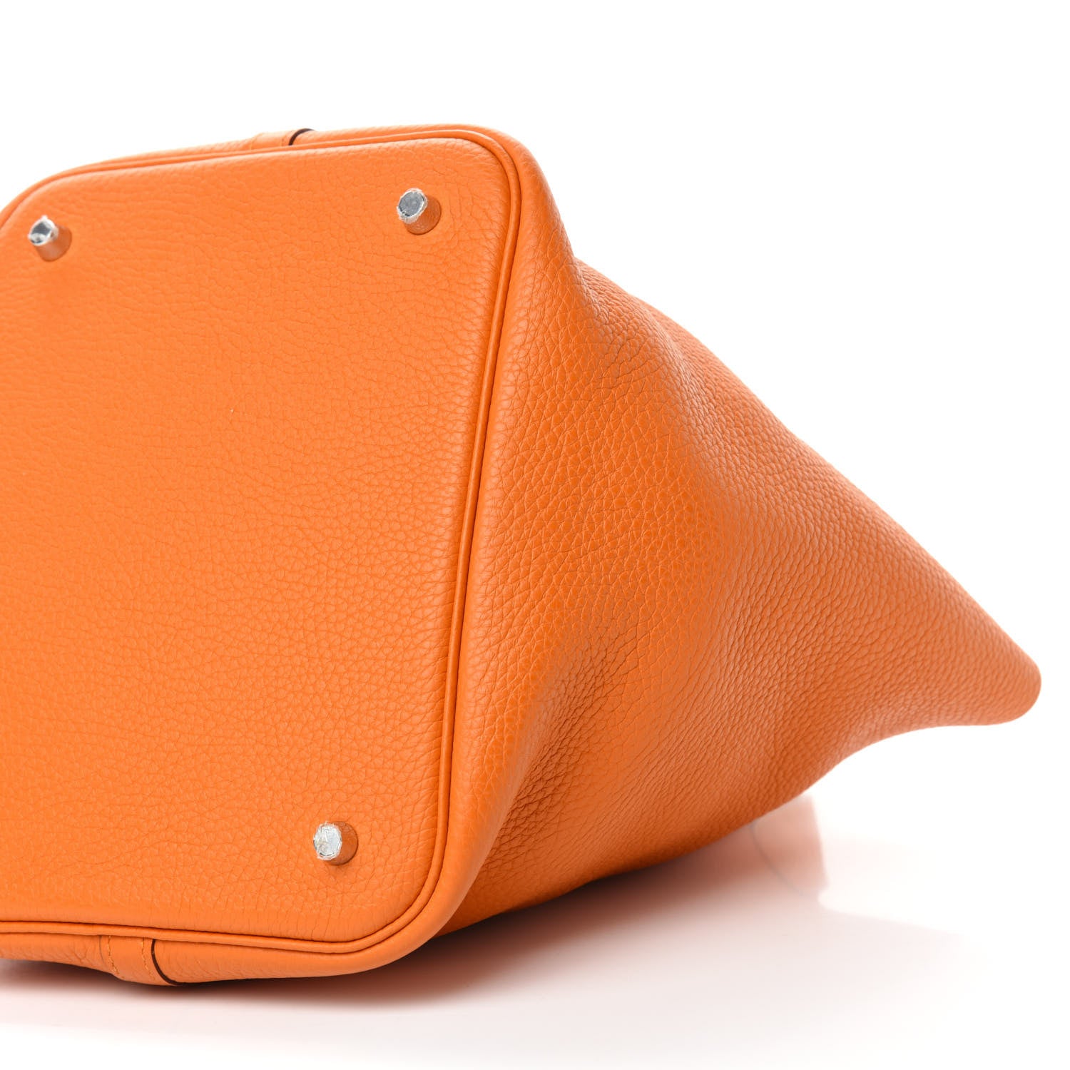 Hermes Taurillon Clemence Picotin Lock 22 MM Abricot 7 of 10