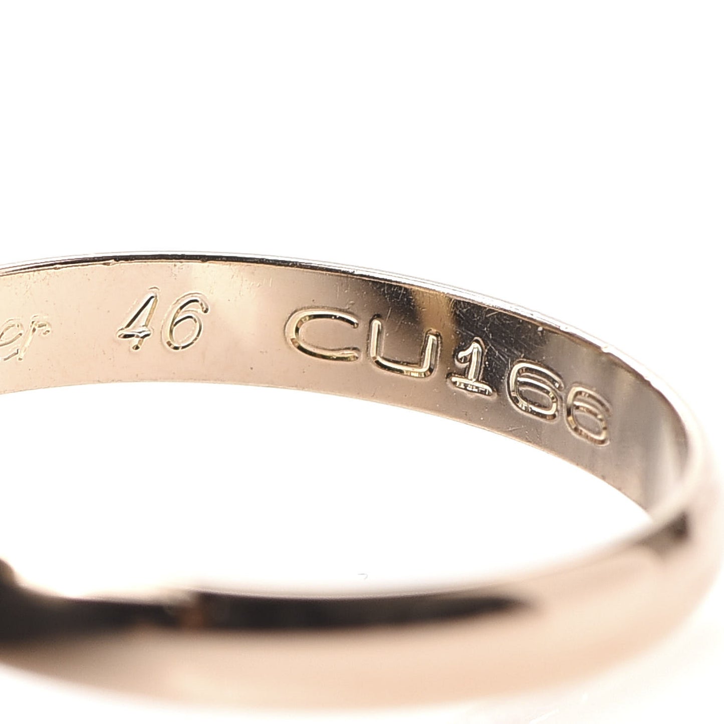 18K Pink Yellow White Gold Small Trinity Ring 46 3.75