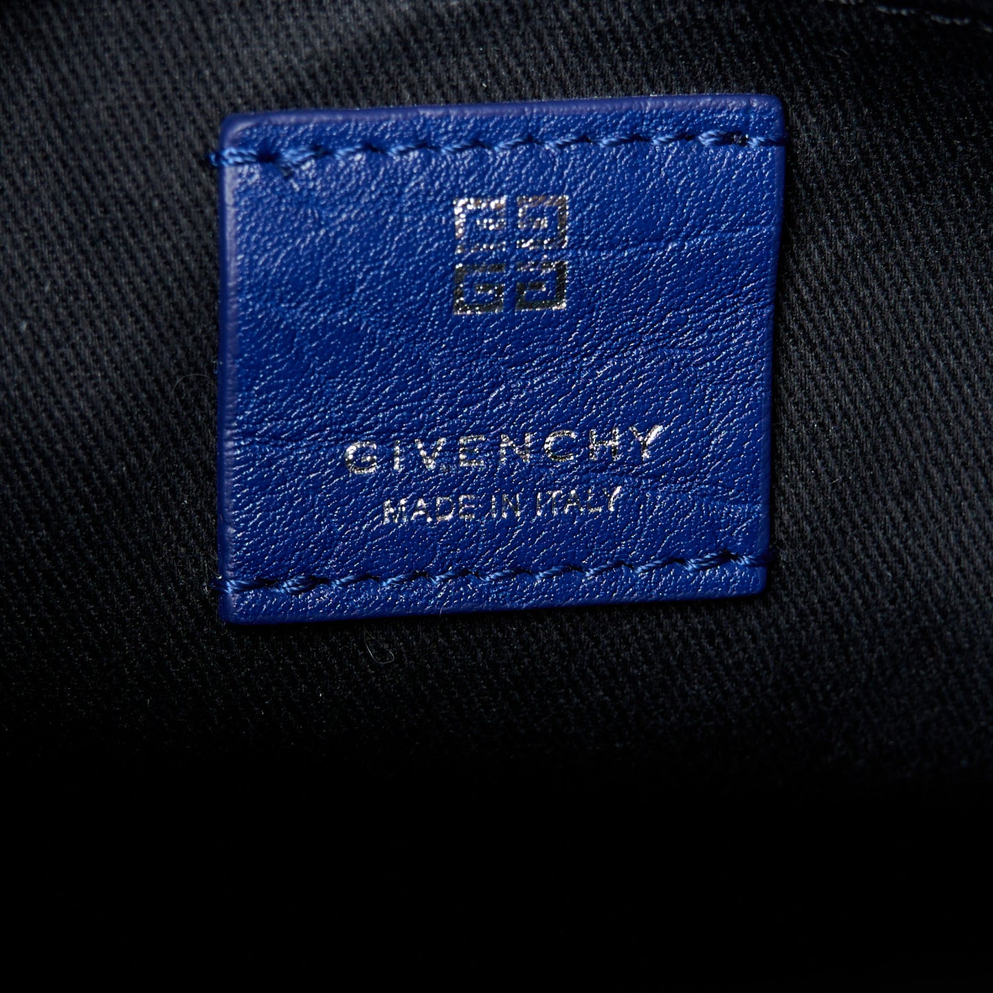 Calfskin Small Voyou Bag Saphir Blue
