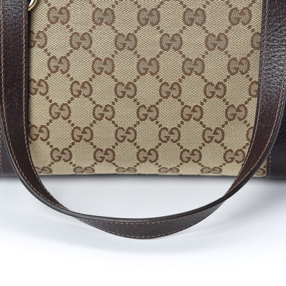 Gucci Monogram Medium Abbey Tote Dark Brown 14 of 19