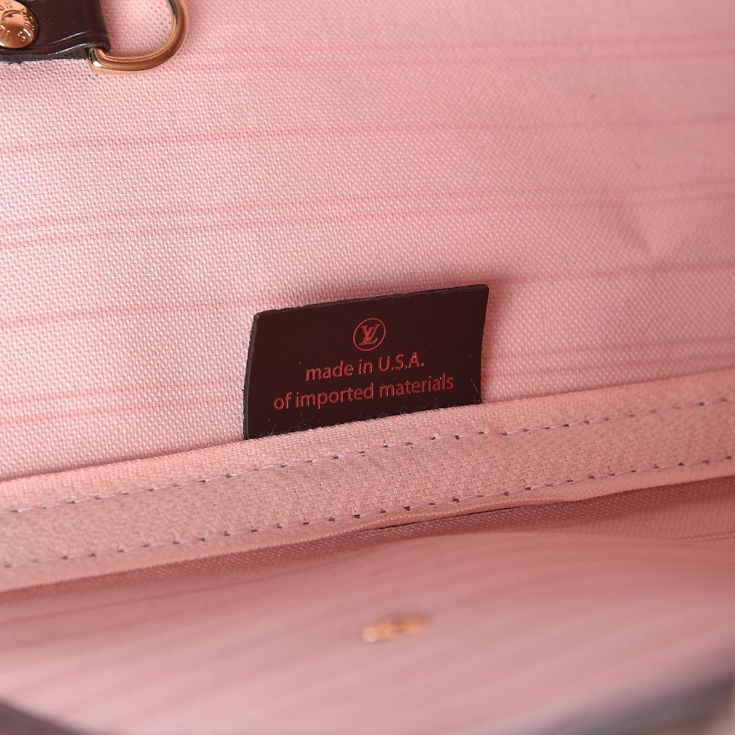 Louis Vuitton Damier Ebene Neo Neverfull MM Rose Ballerine 7 of 11