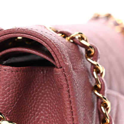 Chanel Caviar Quilted Medium Double Flap Red 11 of 14