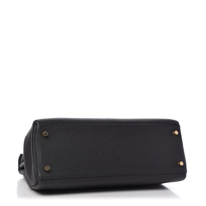 Hermes Togo Kelly Retourne 32 Black 4 of 10