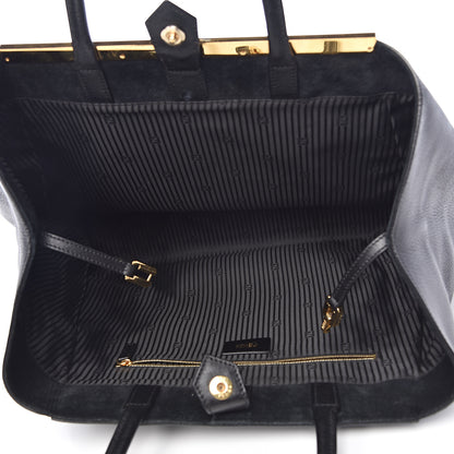 Fendi Vitello Elite Large 2Jours Tote Black 5 of 16