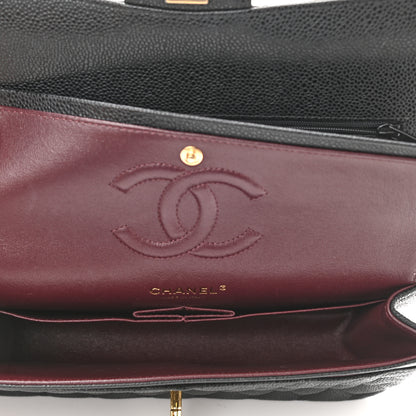Chanel Caviar Quilted Medium Double Flap Black 5 of 10