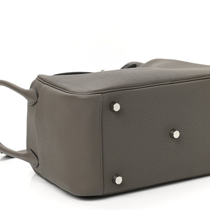 Hermes Taurillon Clemence Lindy 26 Etain 12 of 14