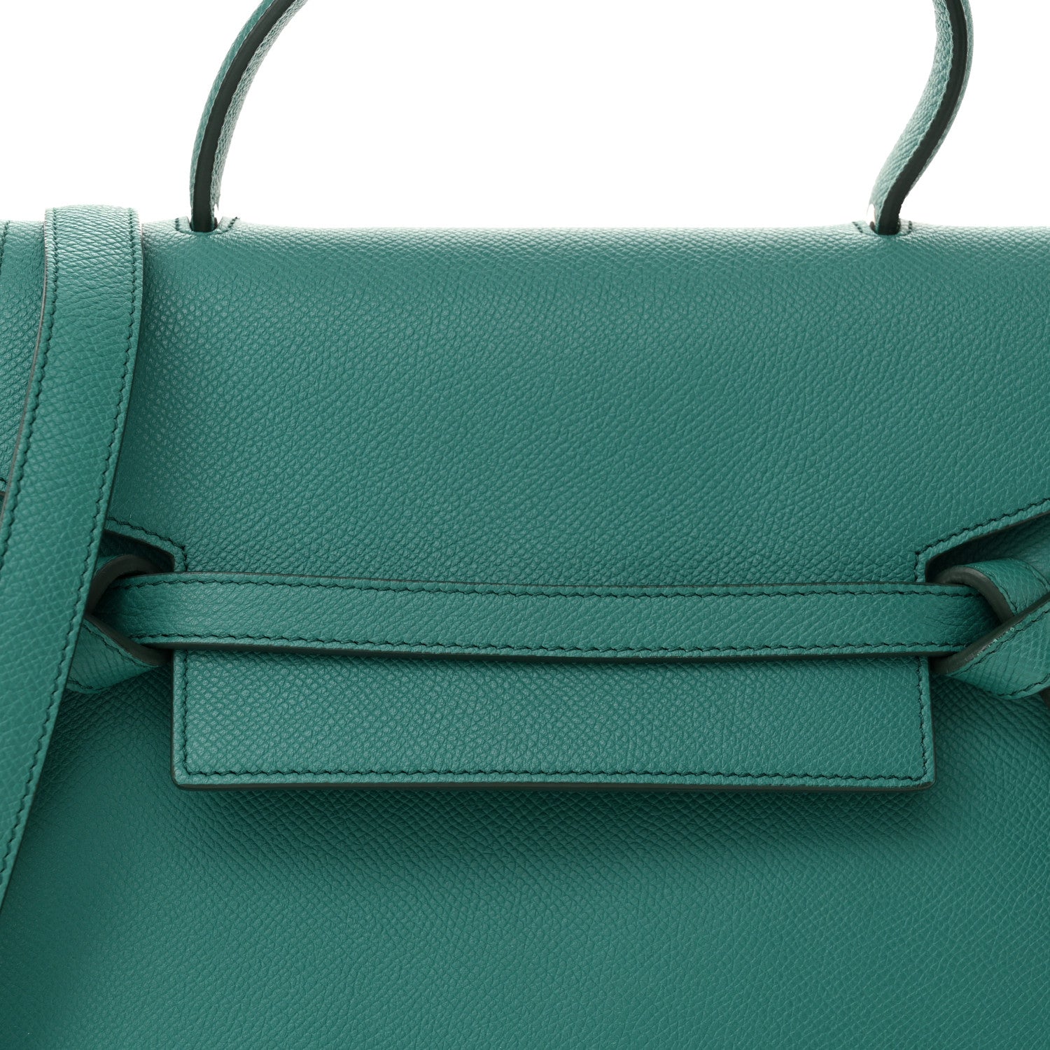 Celine Grained Calfskin Micro Belt Bag Cactus 8 of 11