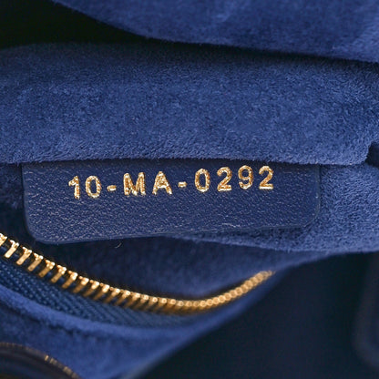 Christian Dior Lambskin Cannage Small My ABCDior Lady Dior Blue Royale 8 of 12