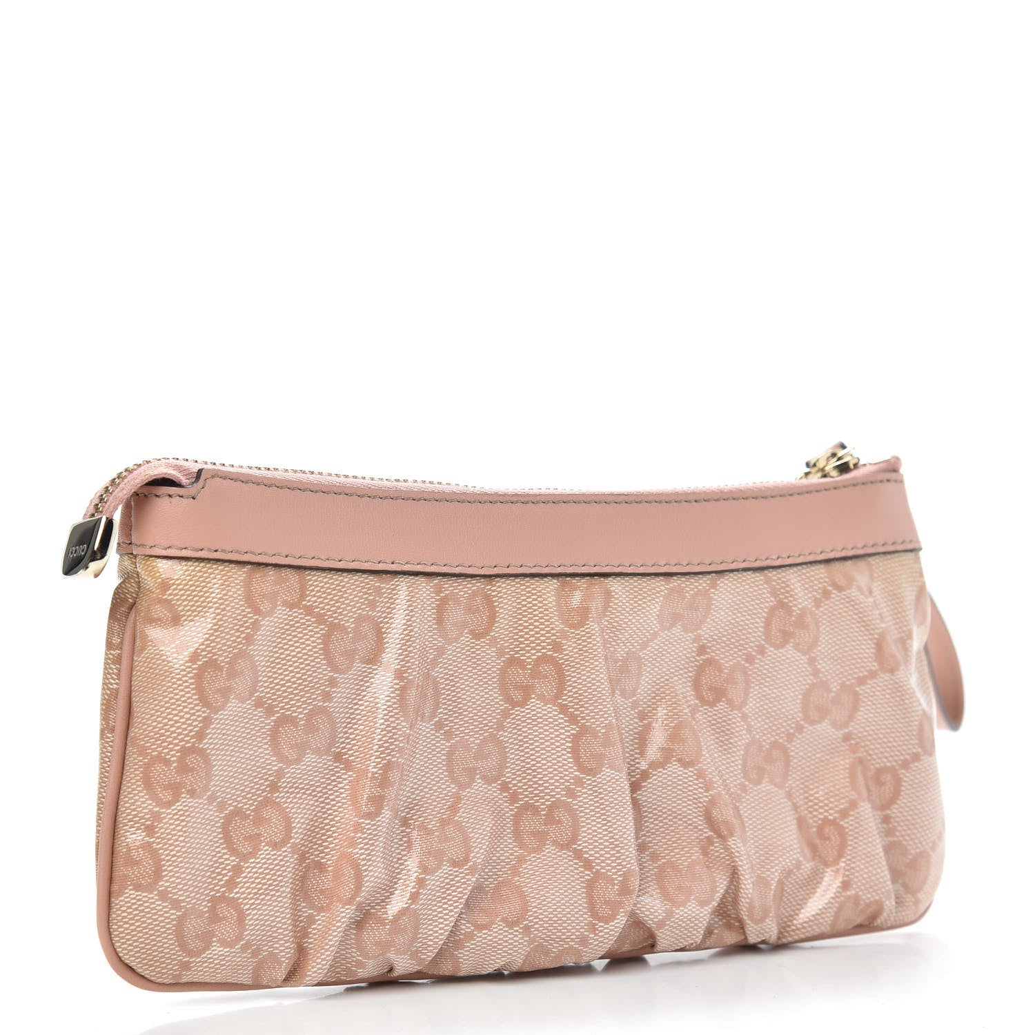 Gucci Crystal Monogram New Britt Wristlet Pink 3 of 10