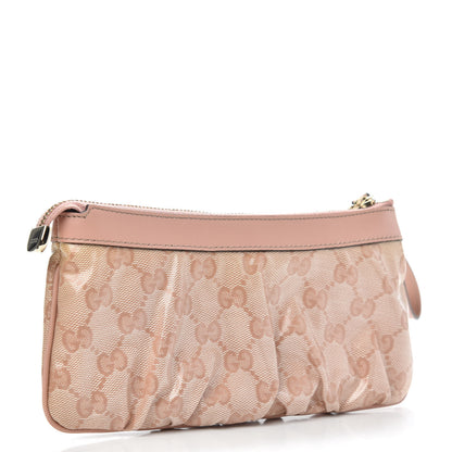 Gucci Crystal Monogram New Britt Wristlet Pink 3 of 10