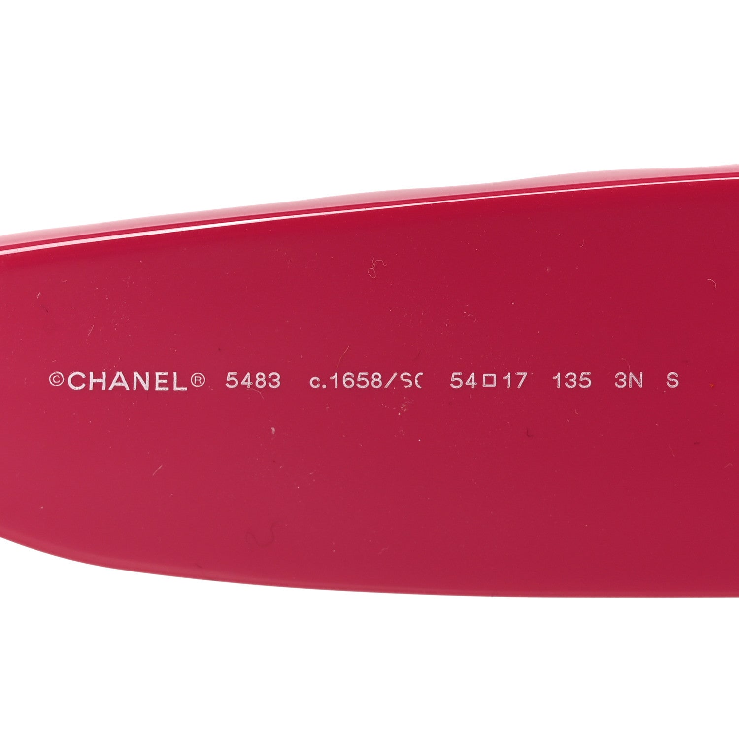 Chanel Acetate Quilted CC Rectangle Sunglasses 5483 Pink Blue 6 of 6