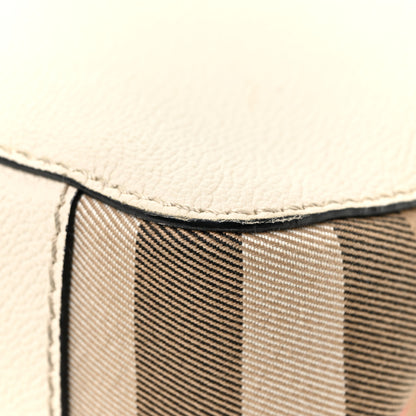 Burberry Soft Grain Calfskin House Check Small Helmsley Crossbody Limestone 15 of 22