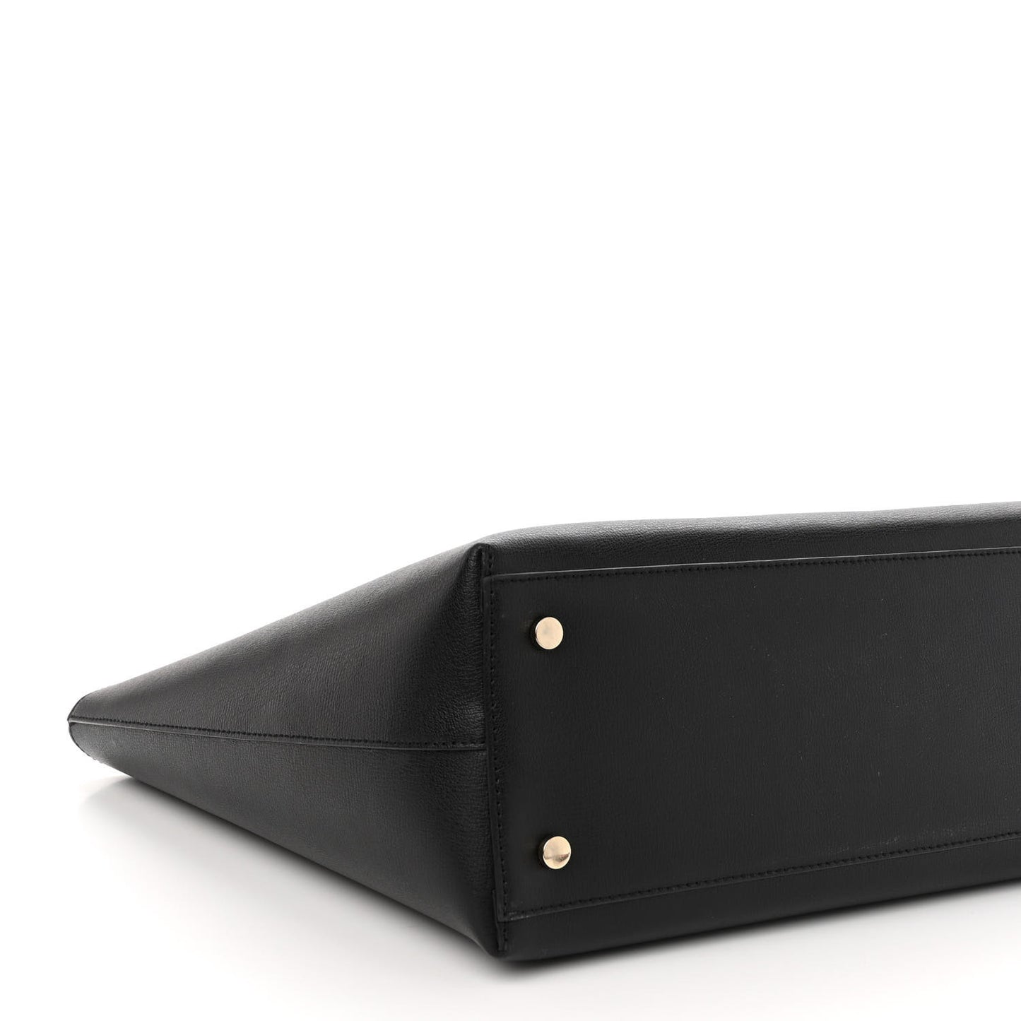 Grainy Calfskin Nine2Five East West Tote Black