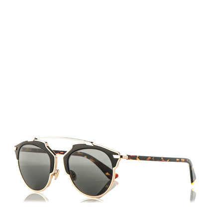 Christian Dior Metal Lambskin So Real Sunglasses Black 1 of 7