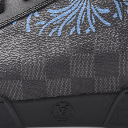 Louis Vuitton Damier Graphite Rope Sneakers 10 Blue 6 of 10
