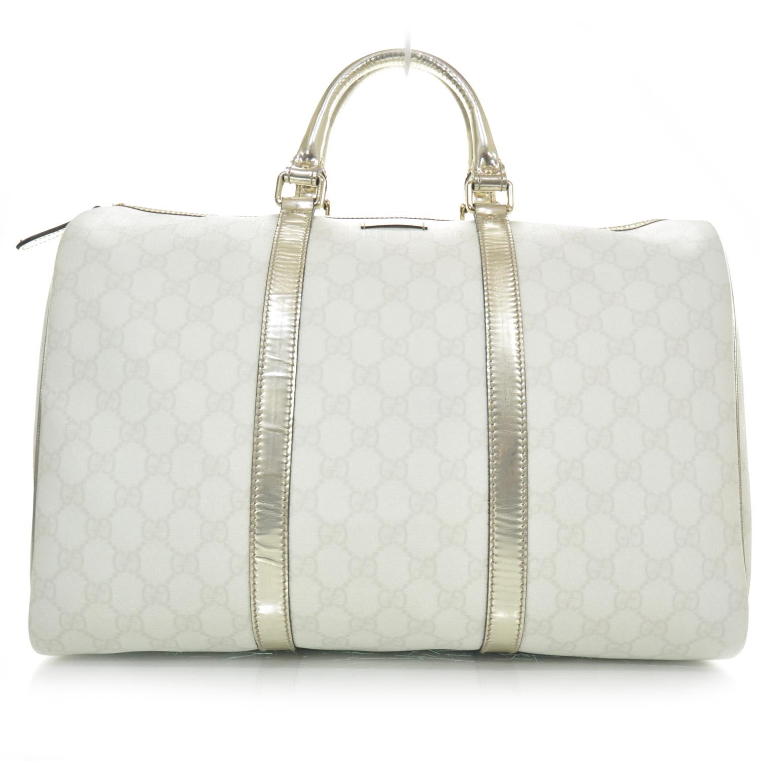 Gucci Monogram Large Joy Boston White 1 of 7