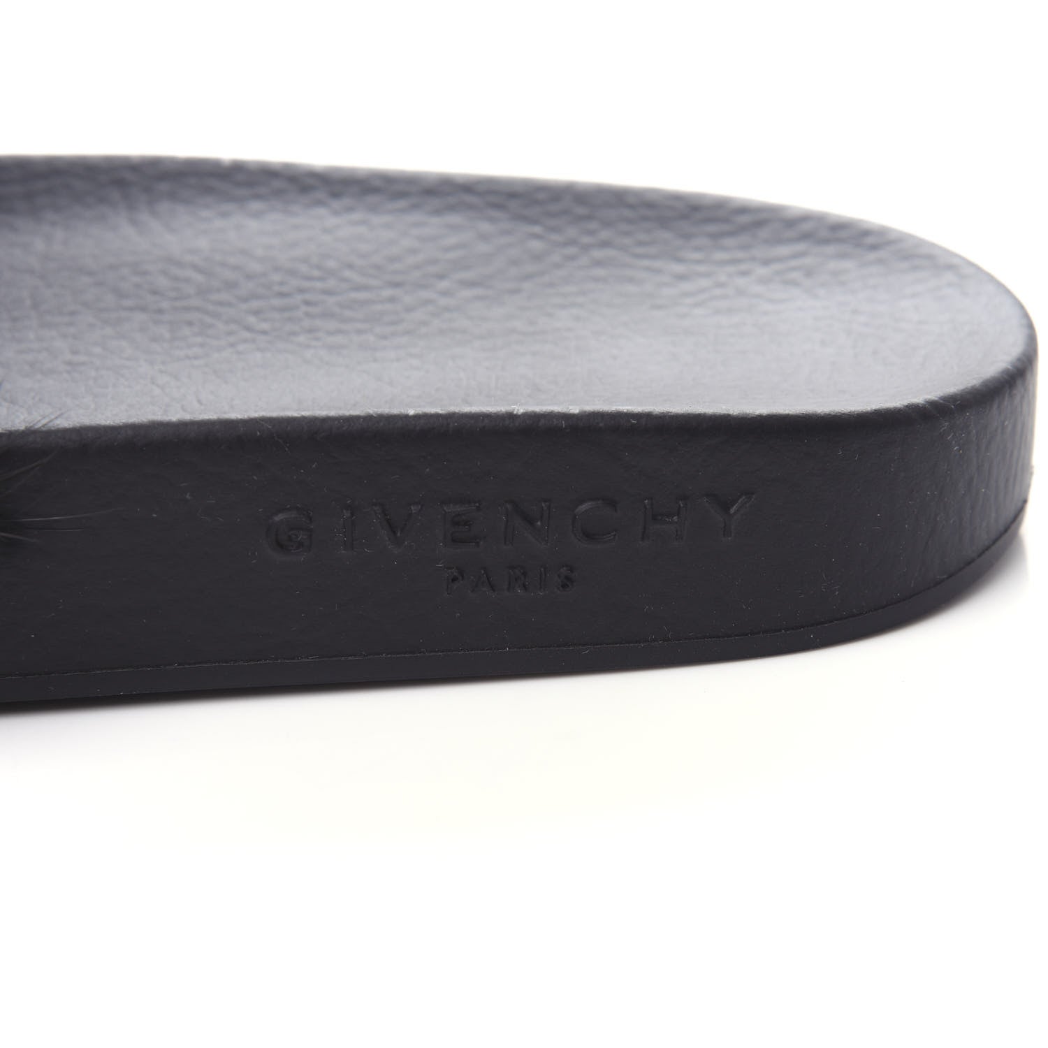 Givenchy Mink Rubber Slide Sandals 38 Black 8 of 11