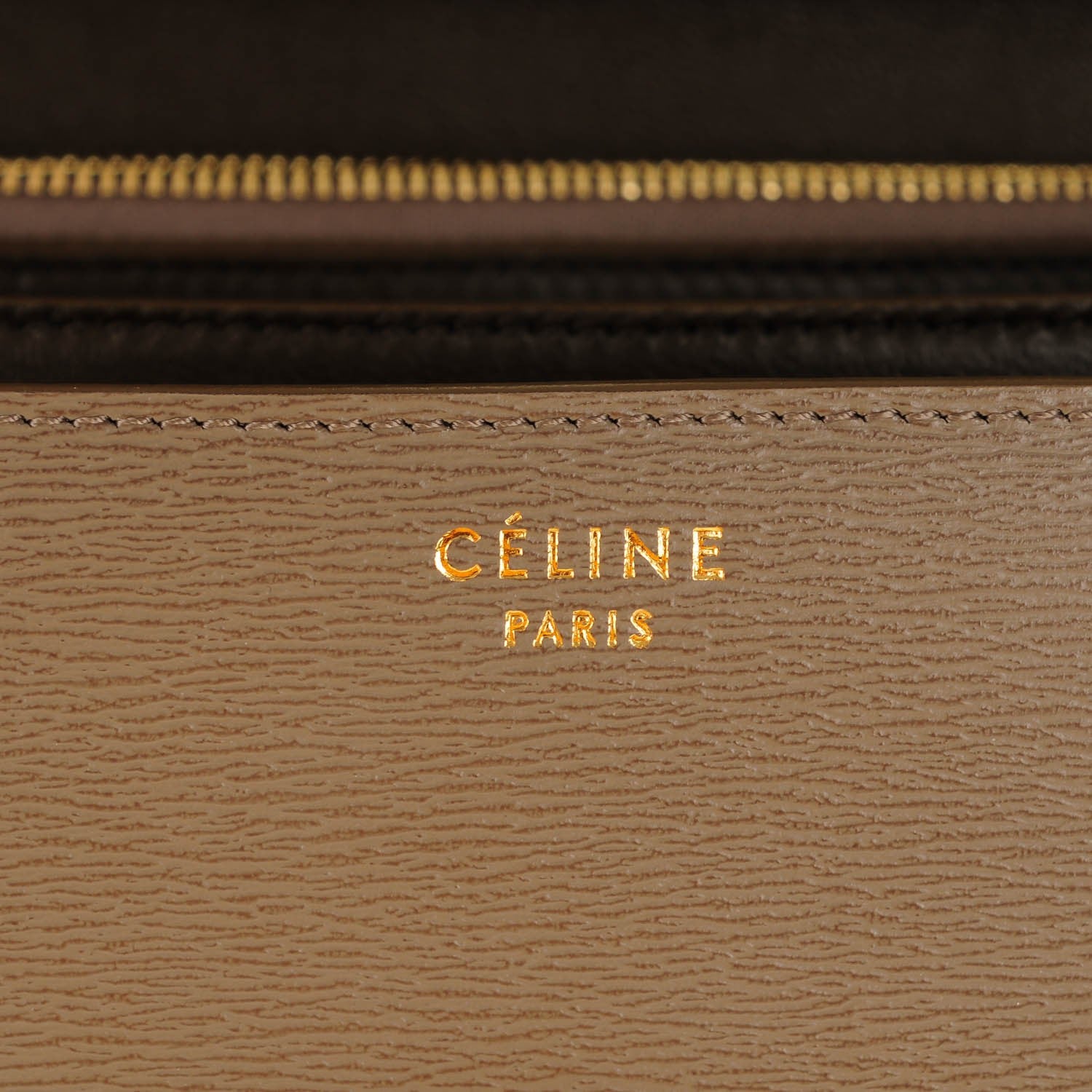 Celine Liege Calfskin Medium Classic Box Flap Bag Souris 8 of 9