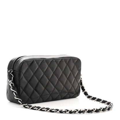 Chanel Lambskin Quilted Small Timeless Camera Case Black 3 of 10