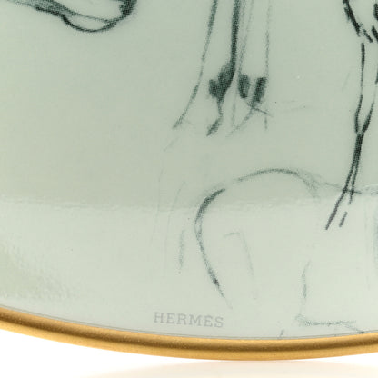 Hermes Porcelain Carnets d'Equateur Impalas Dessert Plate 3 of 5