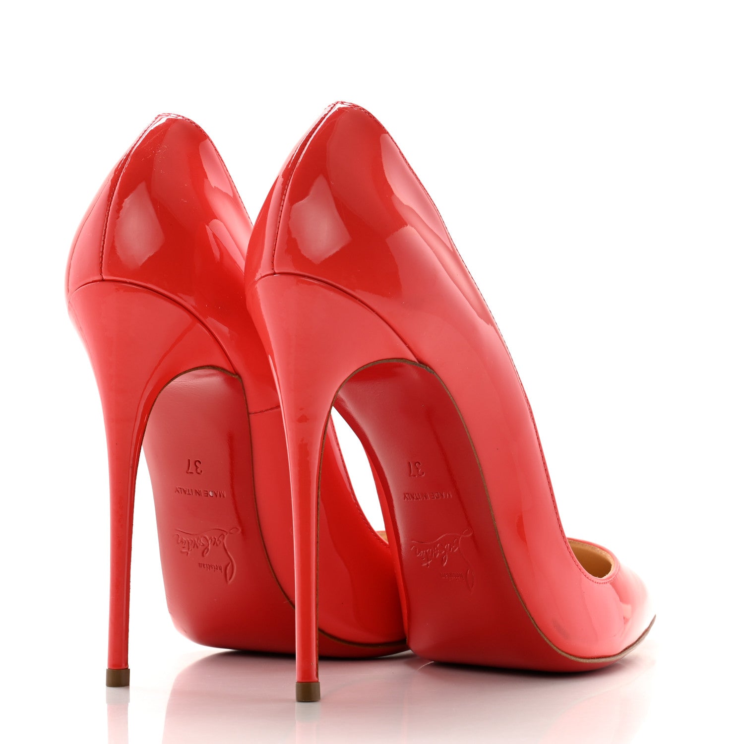 Christian Louboutin Patent So Kate 120 Pumps 37 Poppy 4 of 9