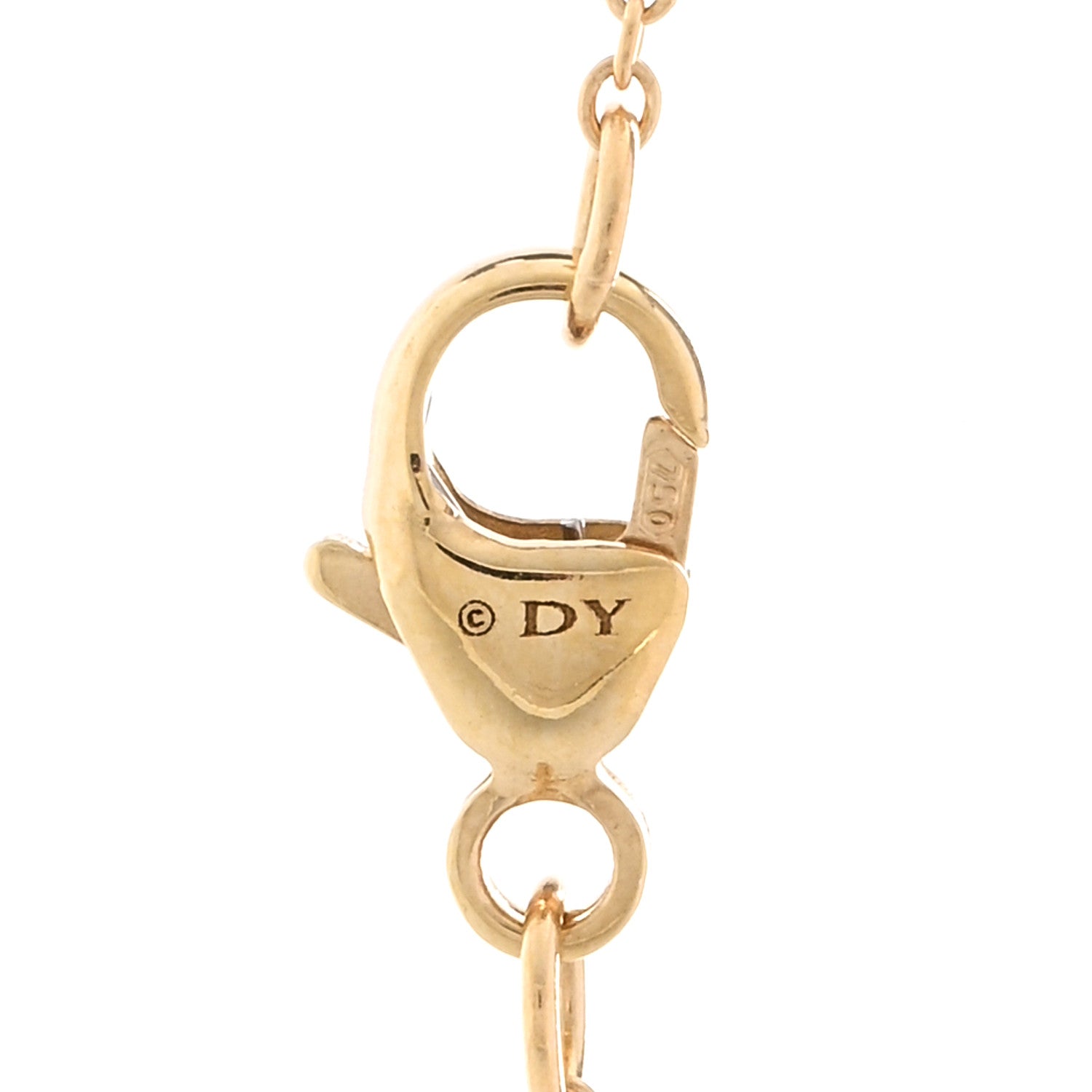 David Yurman 18K Yellow Gold Ruby Enamel Solari Pendant Necklace Cherry 4 of 4