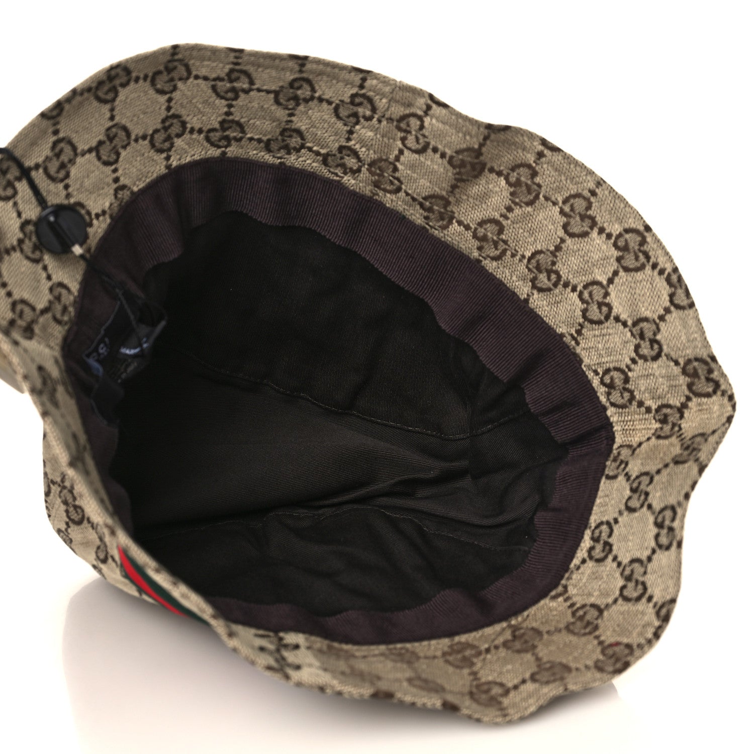 Gucci Monogram Web Bucket Hat L Brown 6 of 8