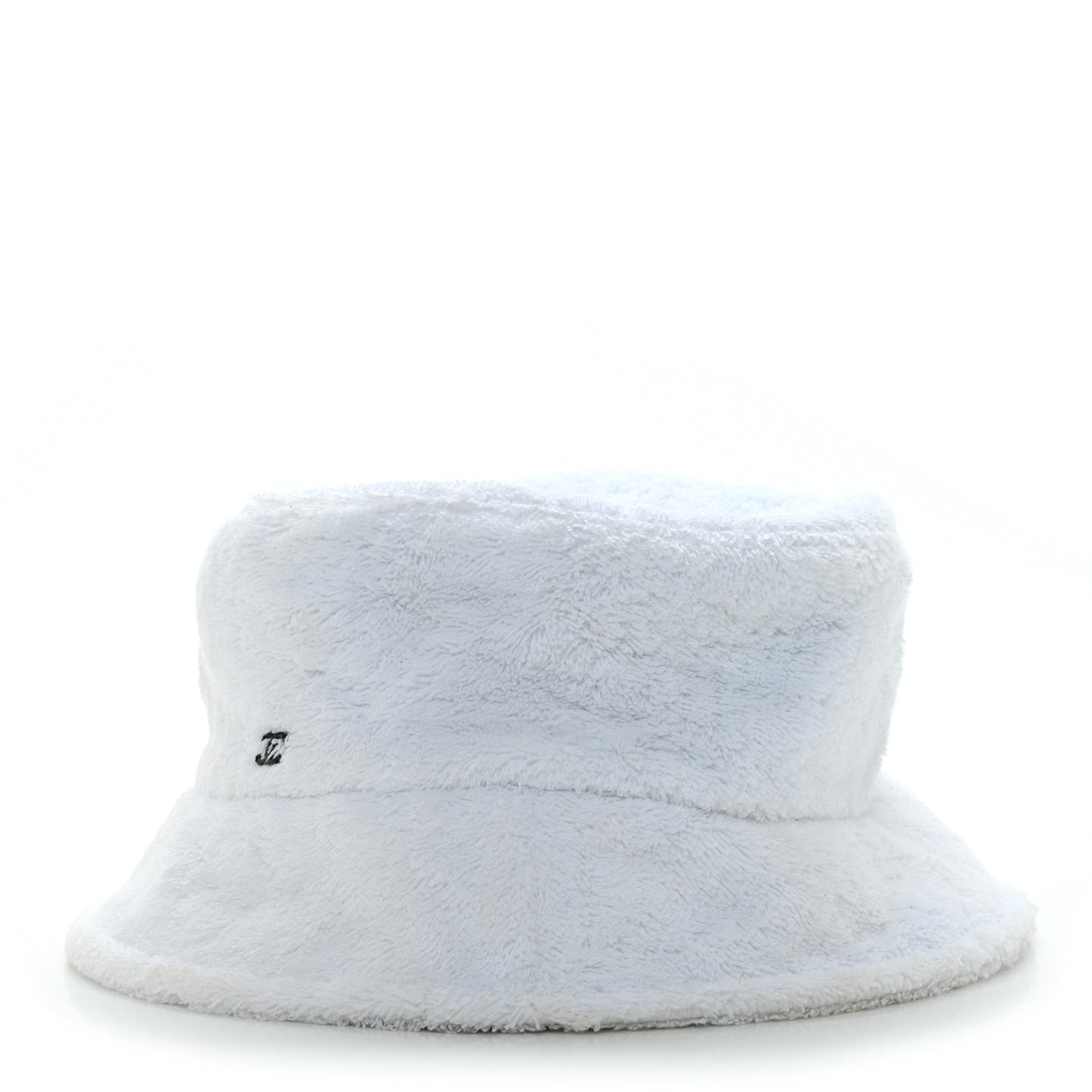 Terry Cloth CC Bucket Hat L White