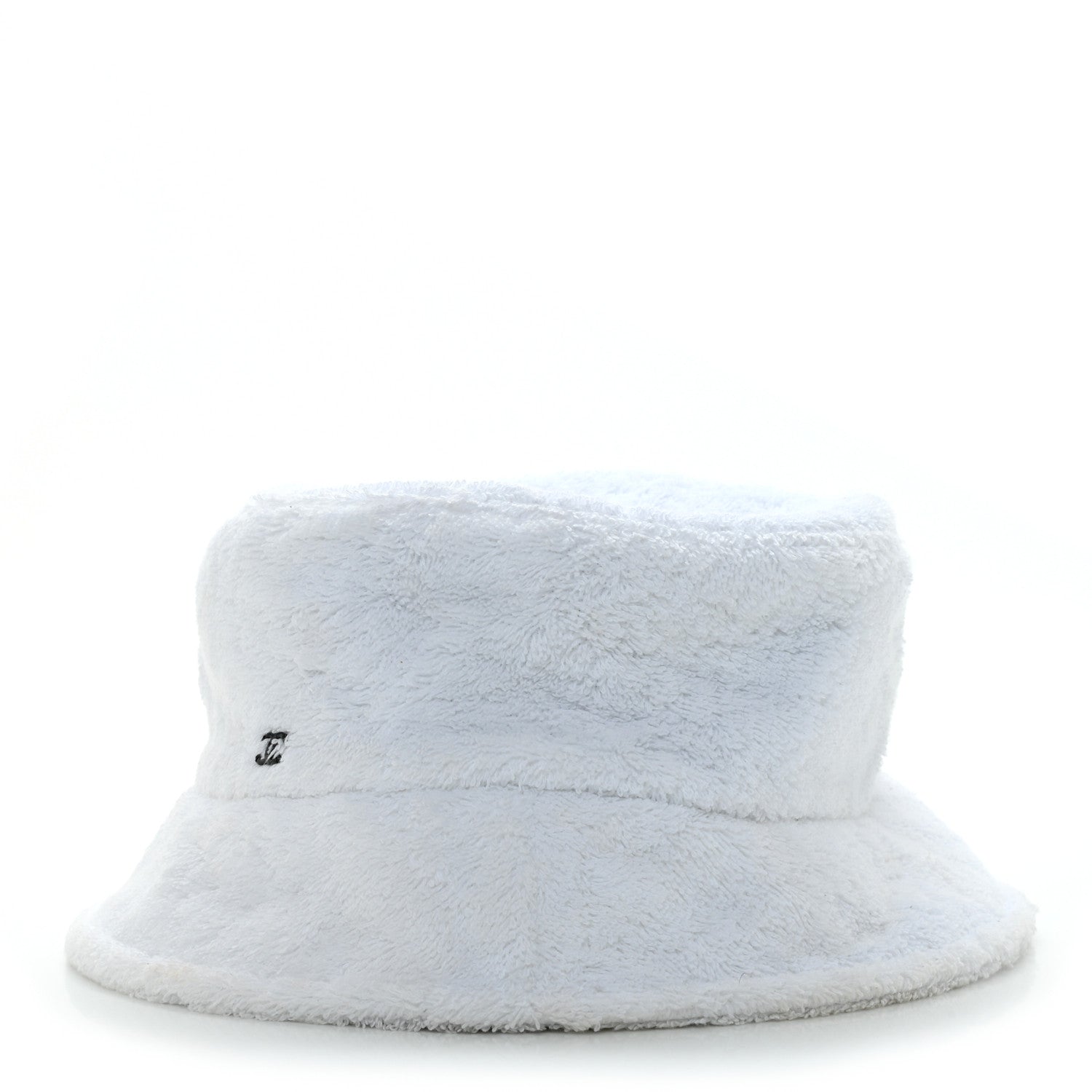 Chanel Terry Cloth CC Bucket Hat L White 3 of 7