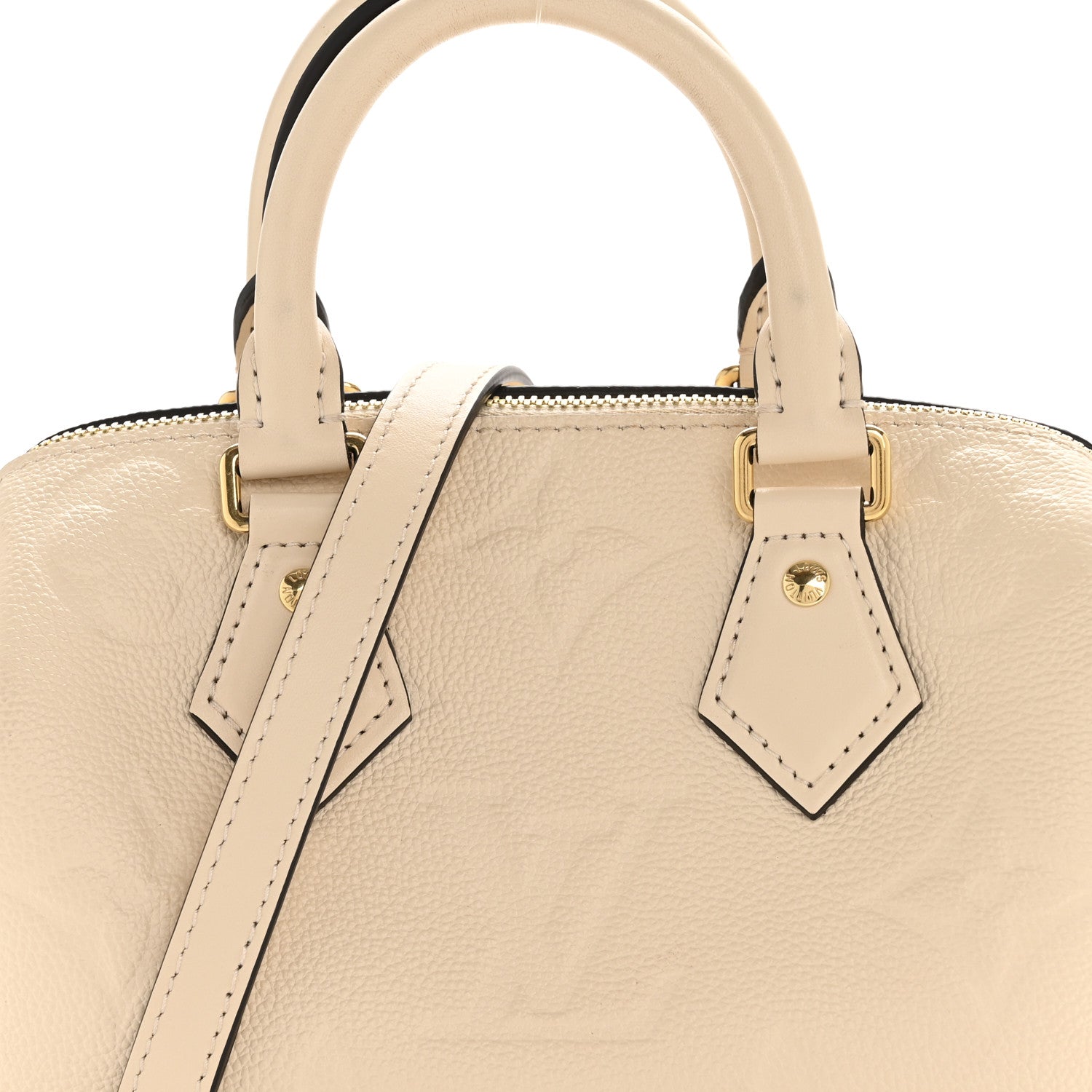 Louis Vuitton Empreinte Monogram Giant Speedy Bandouliere 20 Creme 7 of 12