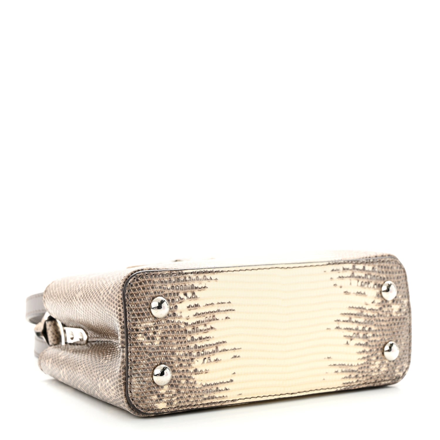Louis Vuitton Lizard Ombre Capucines Mini Natural 4 of 10