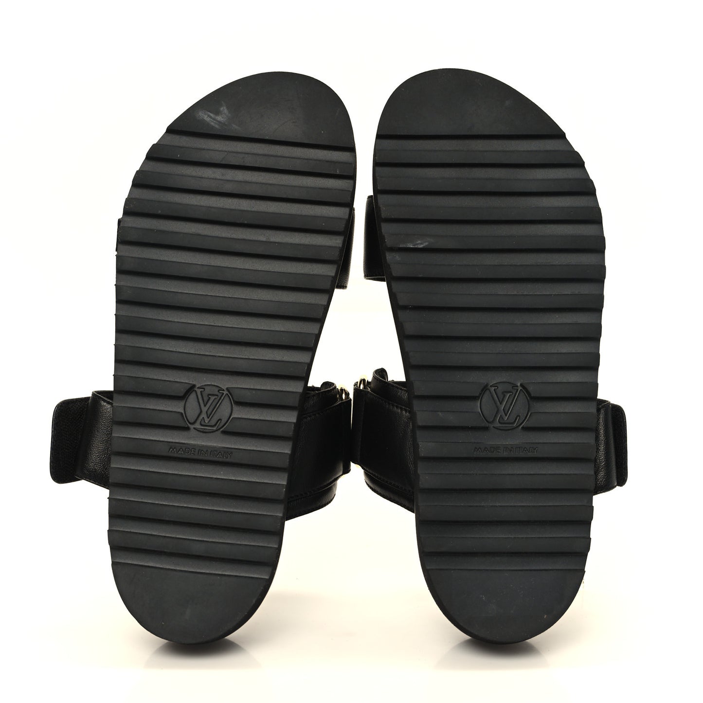 Lambskin Studded Paseo Flat Comfort Mule 38.5 Black