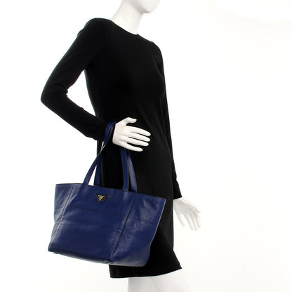Prada Vitello Daino Tote Inchiostro 2 of 12