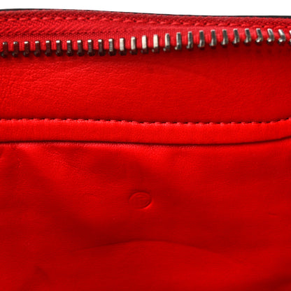 Christian Louboutin Calfskin Suede Studded Skypouch Crossbody Clutch Black Multicolor 12 of 16