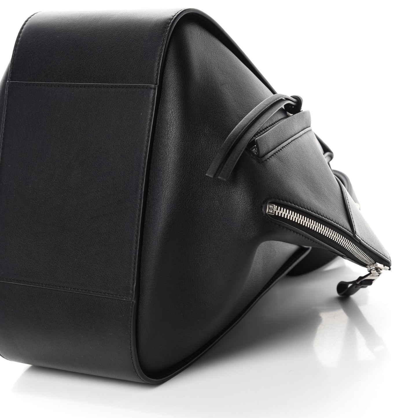 Calfskin Small Hammock Shoulder Bag Black