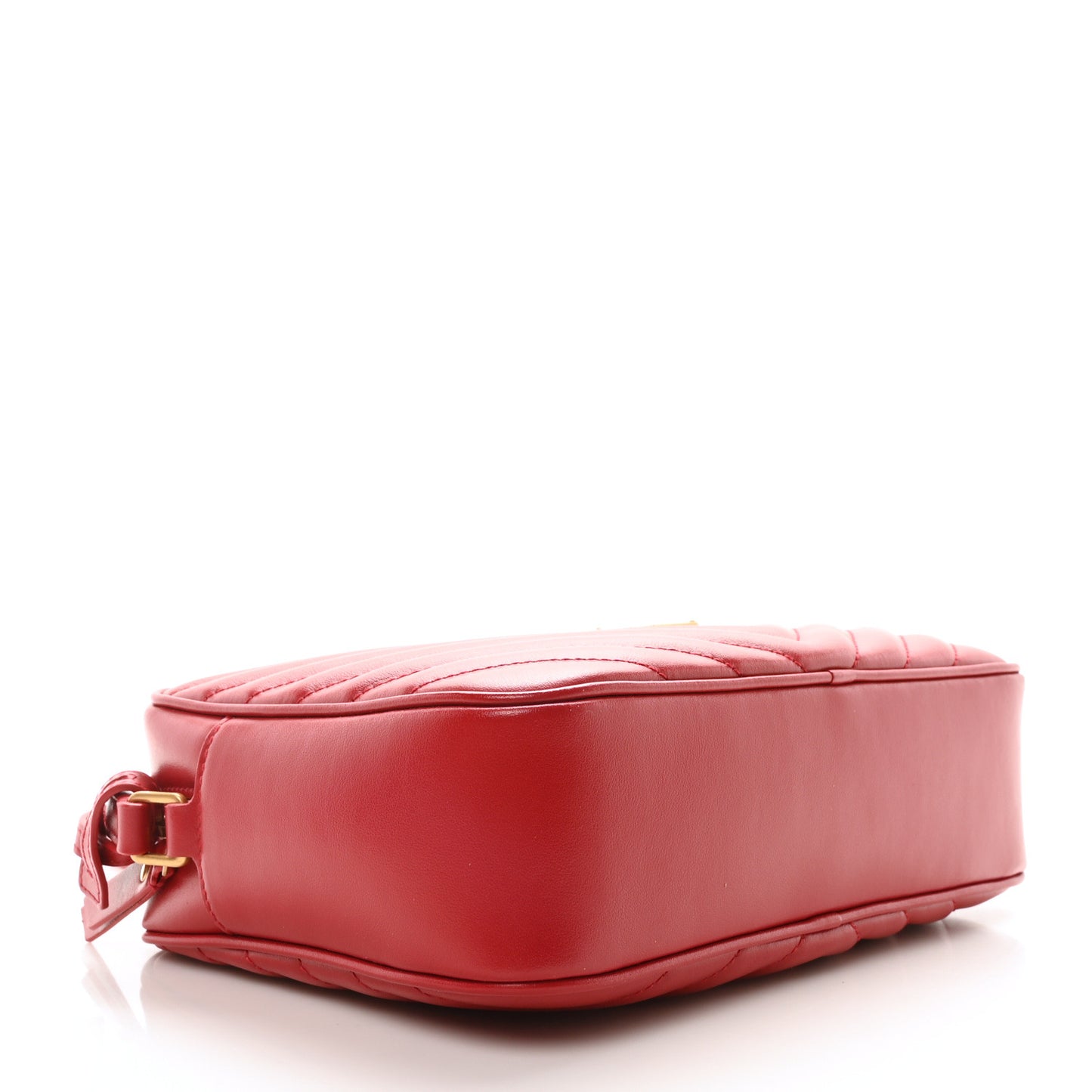 Calfskin Matelasse Monogram Lou Camera Bag Eros Red
